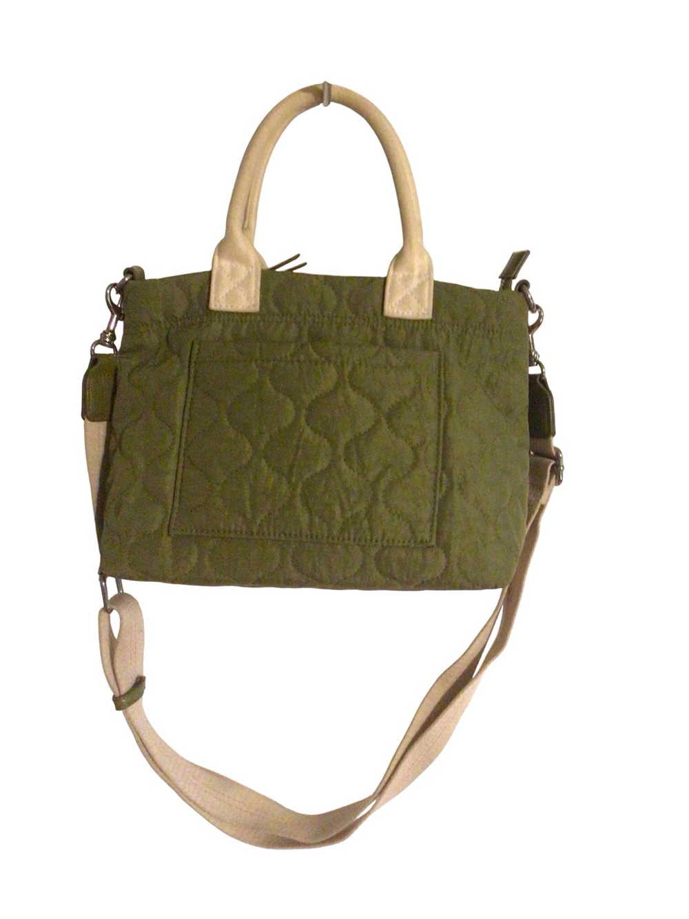 EUC....Womens Universal Thread canvas small handled purse. Removable strap